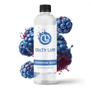 CRAZY LABS FRAMBOISE BLEUE 1 LITRE - Viking Vape