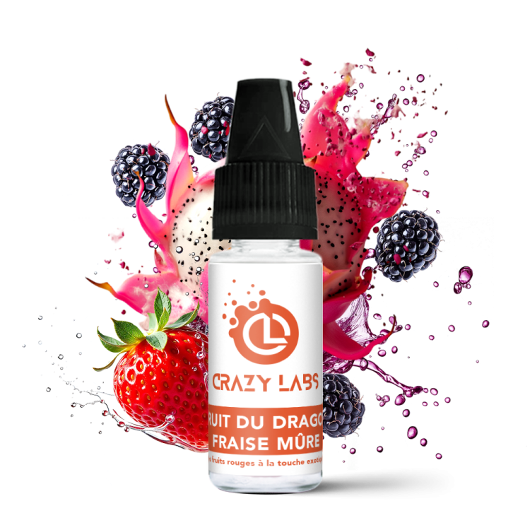 FRUIT DU DRAGON FRAISE MÛRE CRAZY LABS FRUIT DU DRAGON FRAISE MÛRE CRAZY LABS - Viking Vape