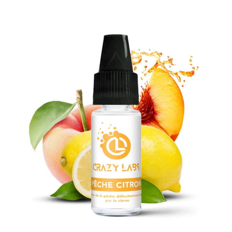 CRAZY LABS PÊCHE CITRON CRAZY LABS PÊCHE CITRON - Viking Vape