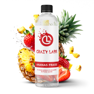 ANANAS FRAISE - 1 LITRE - CRAZY LABS - Viking Vape