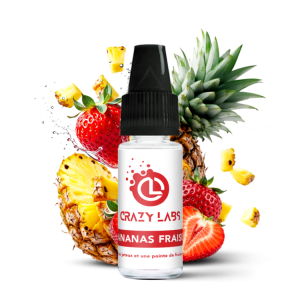 ANANAS FRAISE - 10ML - CRAZY LABS - Viking Vape