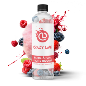BARBE À PAPA FRUITS ROUGES - 1 LITRE - CRAZY LABS - Viking Vape