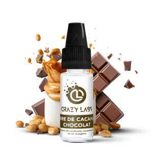 BEURRE DE CACAHUÈTE CHOCOLAT - 10ML - CRAZY LABS - Viking Vape