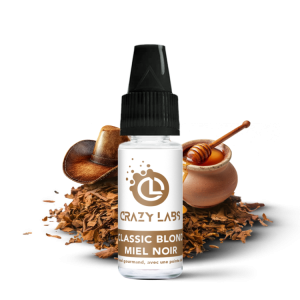 CLASSIC BLOND MIEL NOIR - 10ML - CRAZY LABS - Viking Vape
