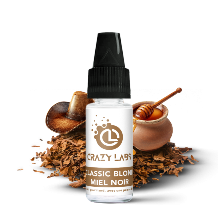 CLASSIC BLOND MIEL NOIR - 10ML - CRAZY LABS - Viking Vape