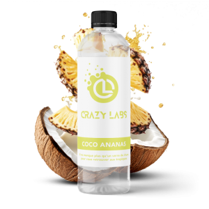 CRAZY LABS COCO ANANAS 1LITRE - Viking Vape
