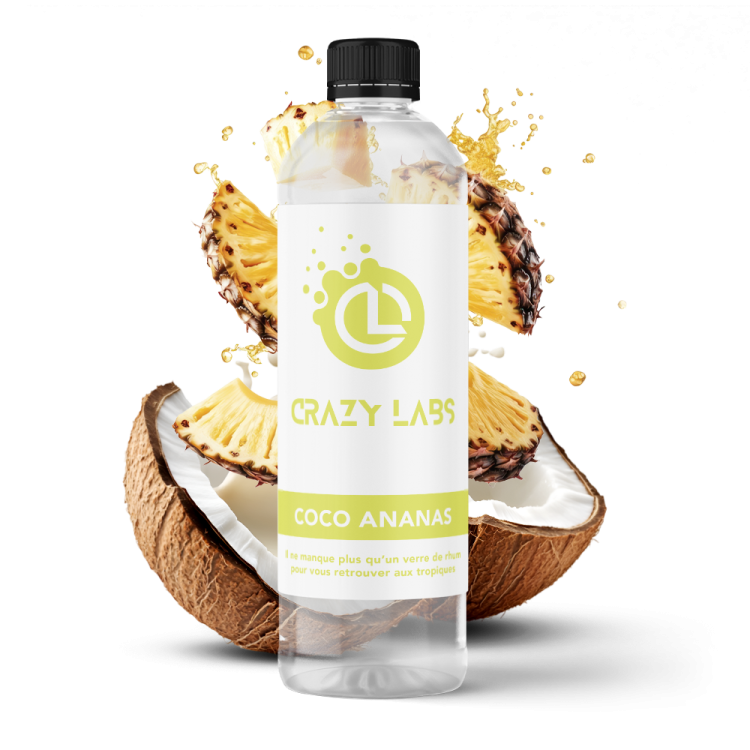 CRAZY LABS COCO ANANAS 1LITRE CRAZY LABS COCO ANANAS 1LITRE - Viking Vape