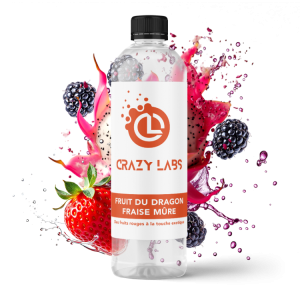 CRAZY LABSFRUIT DU DRAGON FRAISE MÛRE - 1 LITRE - CRAZY LABS - Viking Vape