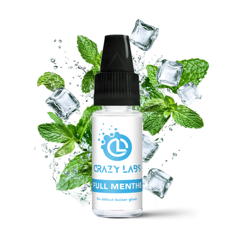 FULL MENTHE - 10ML - CRAZY LABS FULL MENTHE - 10ML - CRAZY LABS - Viking Vape