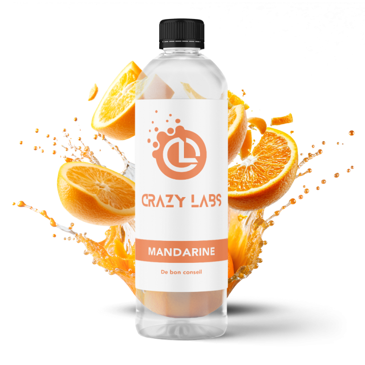 MANDARINE - 1 LITRE - CRAZY LABS MANDARINE - 1 LITRE - CRAZY LABS - Viking Vape