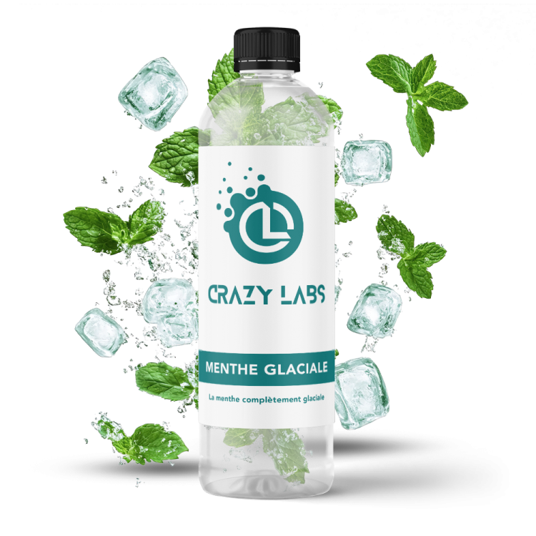 MENTHE GLACIALE - 1 LITRE - CRAZY LABS MENTHE GLACIALE - 1 LITRE - CRAZY LABS - Viking Vape