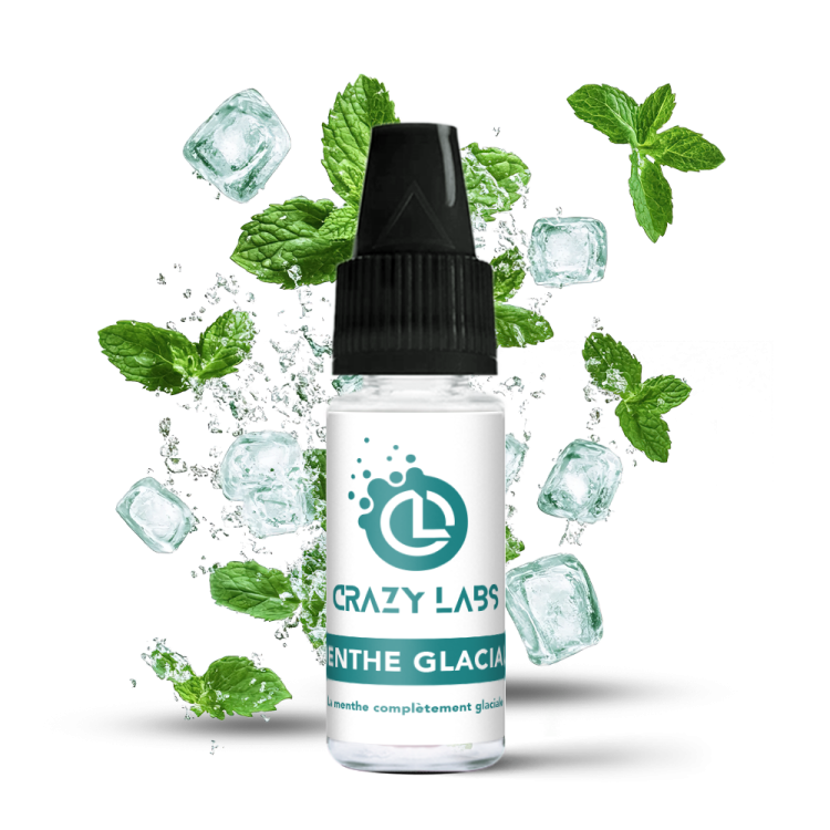 MENTHE GLACIALE - 10ML - CRAZY LABS MENTHE GLACIALE - 10ML - CRAZY LABS - Viking Vape