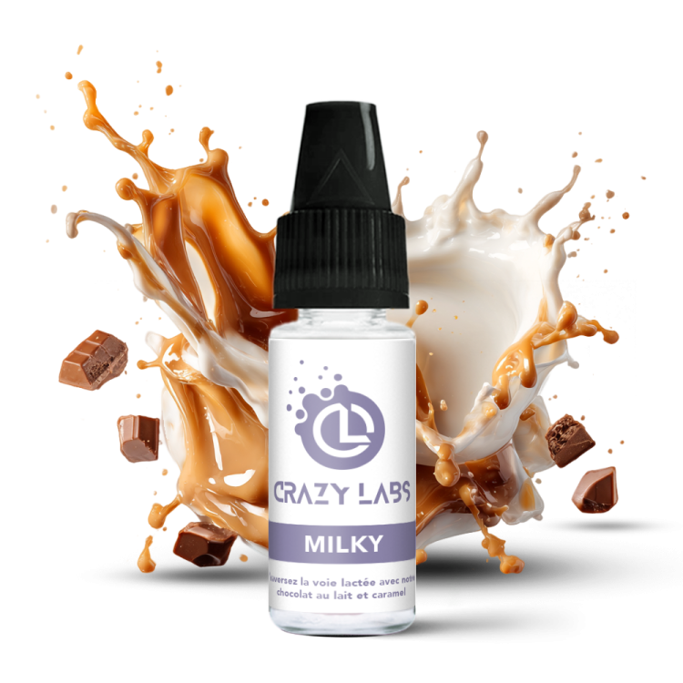 CRAZY LABS MILKY 10ML CRAZY LABS MILKY 10ML - Viking Vape