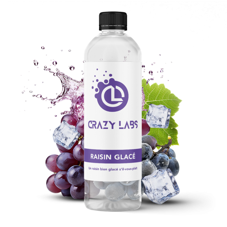 RAISIN GLACÉ - 1 LITRE - CRAZY LABS RAISIN GLACÉ - 1 LITRE - CRAZY LABS - Viking Vape