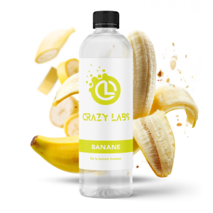 BANANE - 1 LITRE - CRAZY LABS - Viking Vape