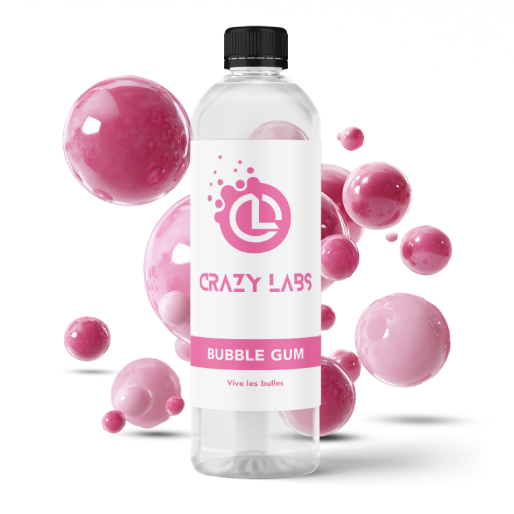 BUBBLE GUM - 1 LITRE - CRAZY LABS BUBBLE GUM - 1 LITRE - CRAZY LABS - Viking Vape