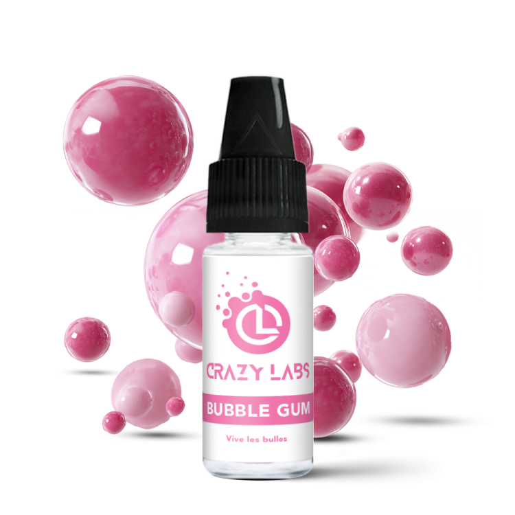 BUBBLE GUM - 10ML - CRAZY LABS - Viking Vape