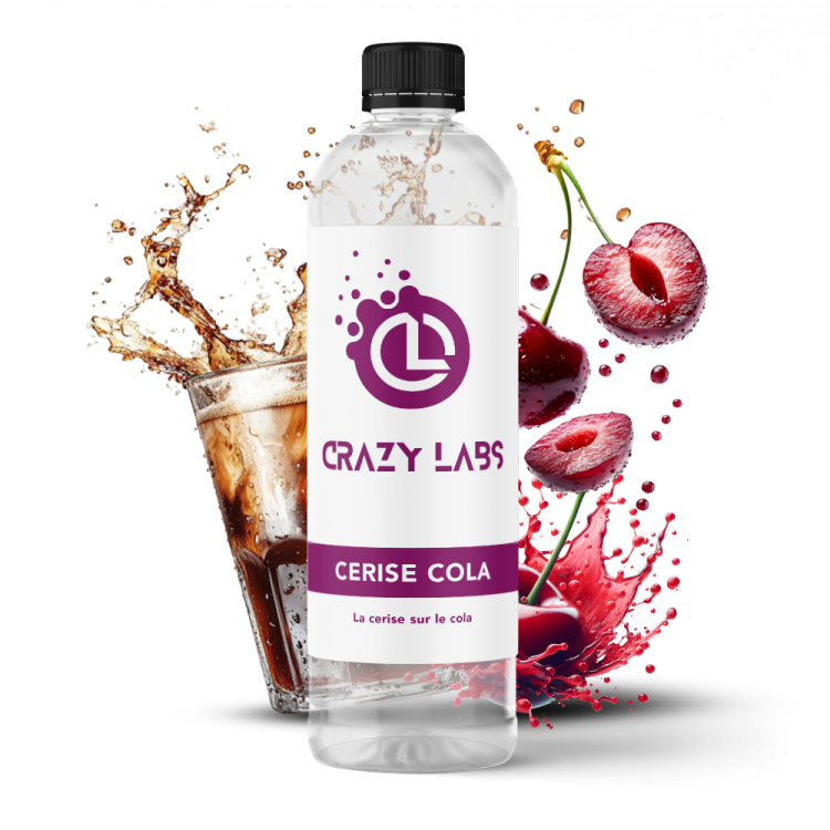 CERISE COLA - 1 LITRE - CRAZY LABS CERISE COLA - 1 LITRE - CRAZY LABS - Viking Vape