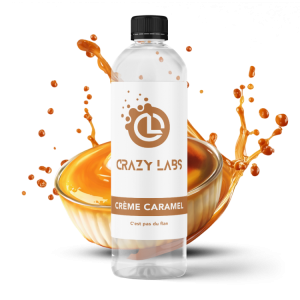 CREME CARAMEL - 1 LITRE - CRAZY LABS - Viking Vape