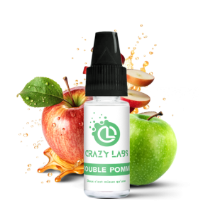 DOUBLE POMME - 10ML - CRAZY LABS - Viking Vape