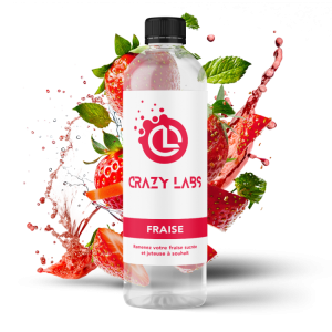 FRAISE - 1 LITRE - CRAZY LABS - Viking Vape