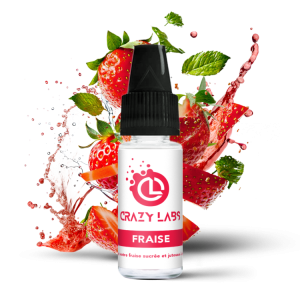 FRAISE - 10ML - CRAZY LABS - Viking Vape