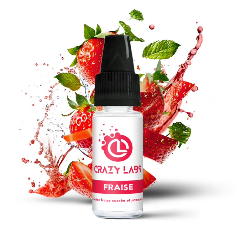 FRAISE - 10ML - CRAZY LABS - Viking Vape