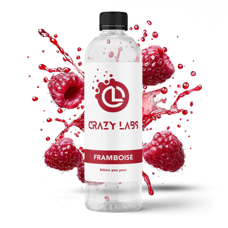 FRAMBOISE - 1 LITRE - CRAZY LABS FRAMBOISE - 1 LITRE - CRAZY LABS - Viking Vape