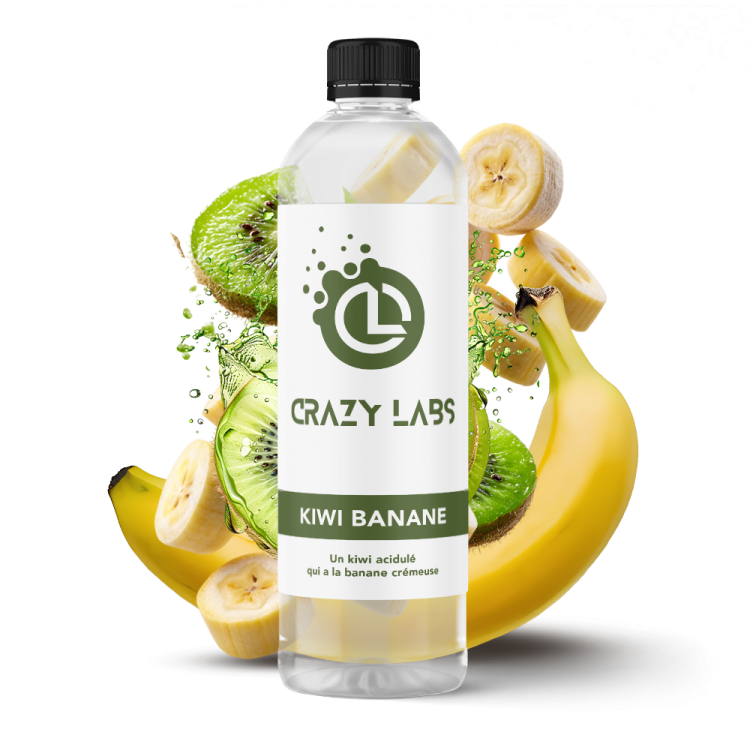 KIWI BANANE - 1 LITRE - CRAZY LABS KIWI BANANE - 1 LITRE - CRAZY LABS - Viking Vape