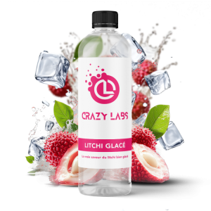LITCHI GLACÉ - 1 LITRE - CRAZY LABS - Viking Vape