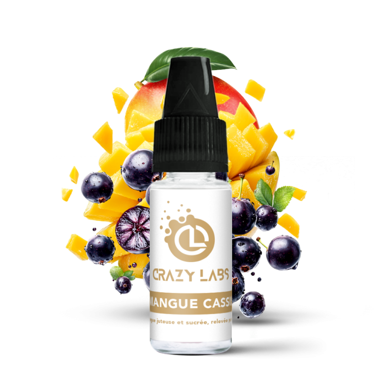 MANGUE CASSIS - 10ML - CRAZY LABS MANGUE CASSIS - 10ML - CRAZY LABS - Viking Vape