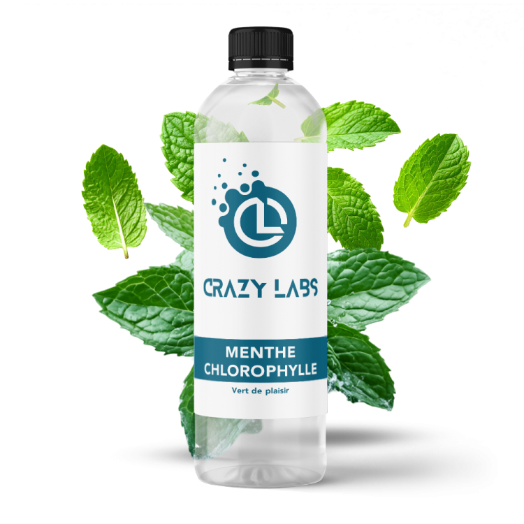 MENTHE CHLOROPHYLLE - 1 LITRE - CRAZY LABS MENTHE CHLOROPHYLLE - 1 LITRE - CRAZY LABS - Viking Vape