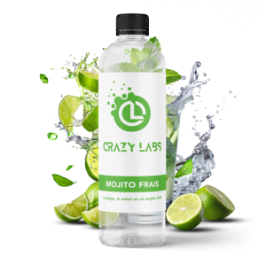 MOJITO FRAIS - 1 LITRE - CRAZY LABS - Viking Vape