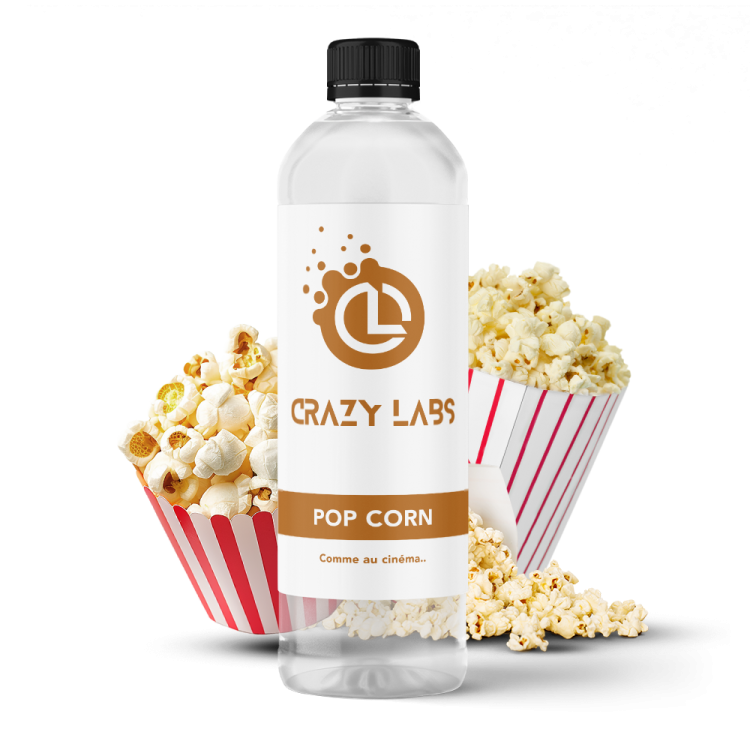 POP CORN - 1 LITRE - CRAZY LABS POP CORN - 1 LITRE - CRAZY LABS - Viking Vape