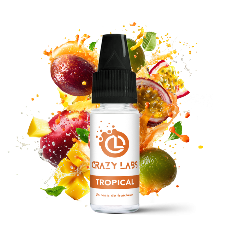 TROPICAL - 10ML - CRAZY LABS TROPICAL - 10ML - CRAZY LABS - Viking Vape