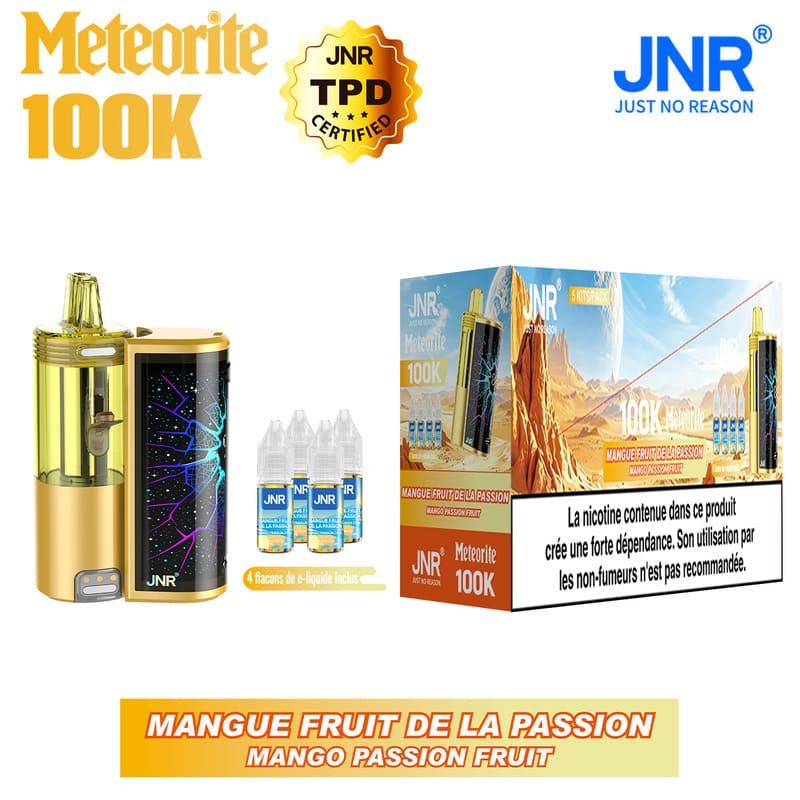 Meteorite 100K + 4x10ml 20mg - JNR Meteorite 100K + 4x10ml 20mg - JNR - Viking Vape
