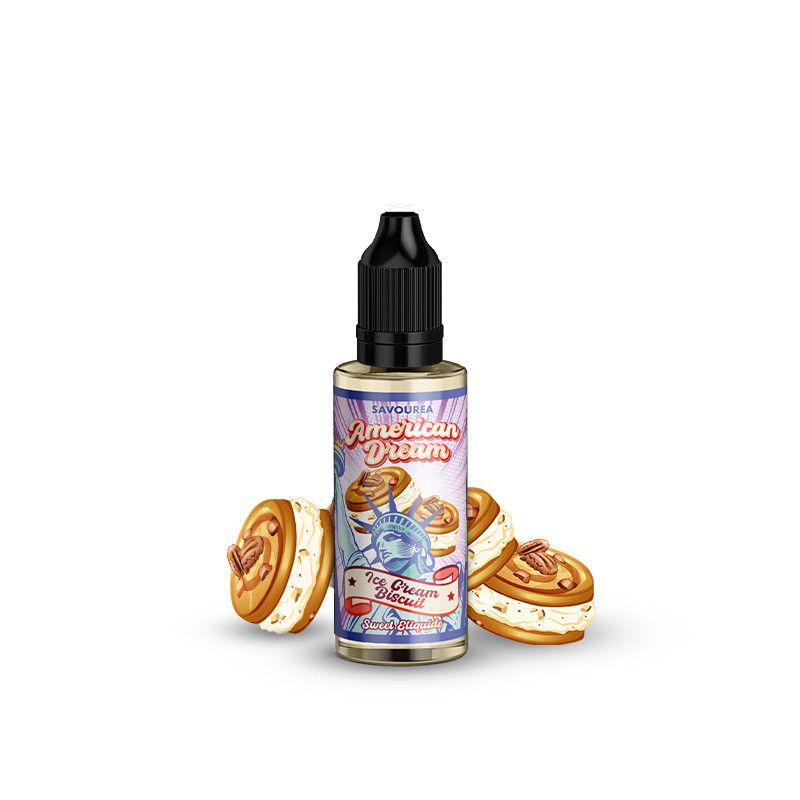 Concentré Ice Cream Biscuit 30ml - American Dream - Viking Vape