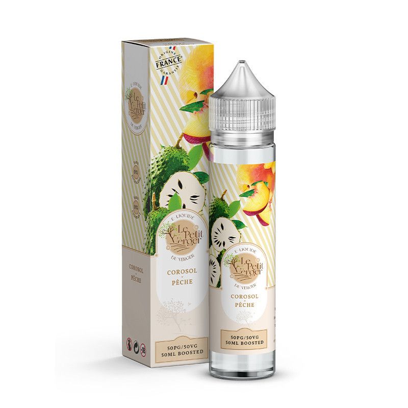 Corossol Pêche 50ml - Le Petit Verger - Savourea - 0mg - Viking Vape