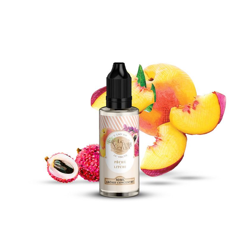 Concentré Pêche Litchi 30ml - Le Petit Verger Concentré Pêche Litchi 30ml - Le Petit Verger - Viking Vape