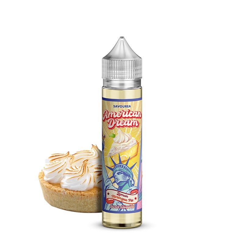 Lemon Meringue Pie 50ml - American Dream - 0mg - Viking Vape