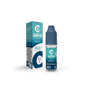 Menthe Glaciale 10ml par 5 - Sels - Alfaliquid - Viking Vape