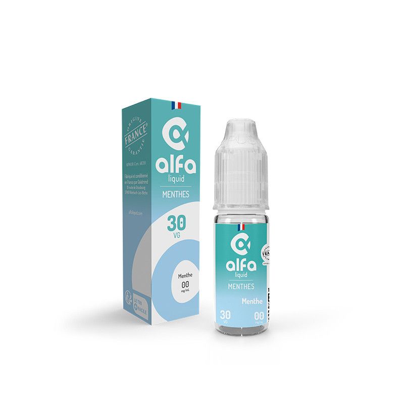 Menthe 10ml par 5 - Alfaliquid Menthe 10ml par 5 - Alfaliquid - Viking Vape