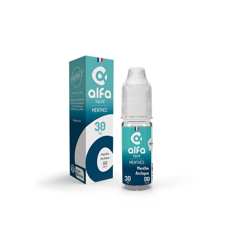 Menthe Arctique 10ml par 5 - Alfaliquid - Viking Vape