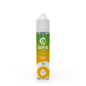 Mangue Pêche 50ml - Alfaliquid - 0mg - Viking Vape