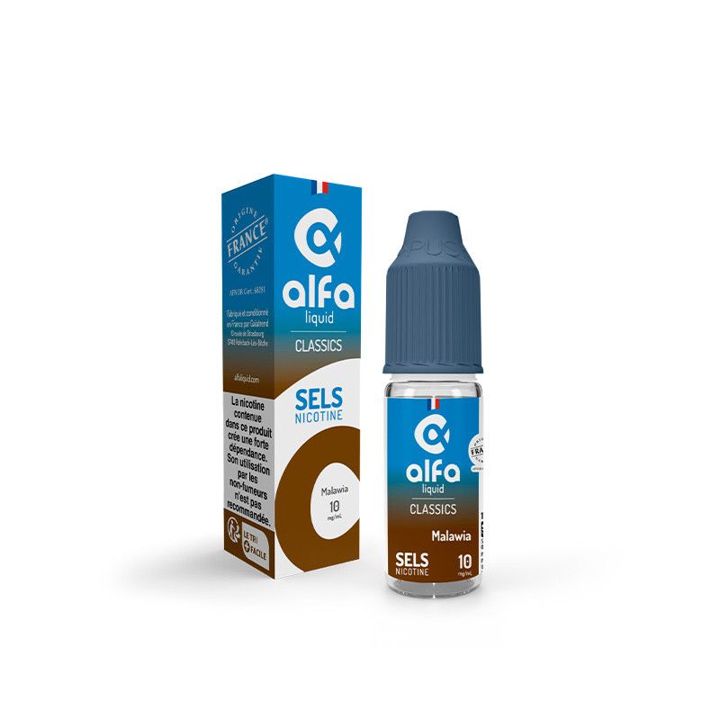 Malawia 10ml par 5 - Sels - Alfaliquid Malawia 10ml par 5 - Sels - Alfaliquid - Viking Vape