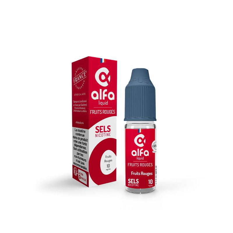 Fruits Rouges 10ml par 5 - Sels - Alfaliquid Fruits Rouges 10ml par 5 - Sels - Alfaliquid - Viking Vape