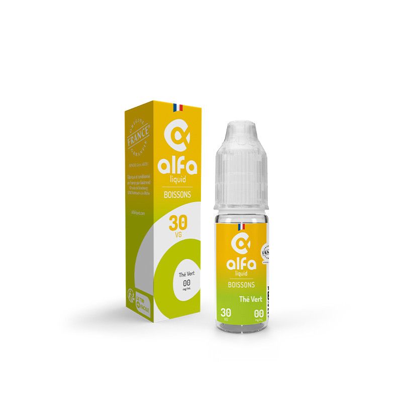 Thé Vert 10ml par 5 - Alfaliquid Thé Vert 10ml par 5 - Alfaliquid - Viking Vape
