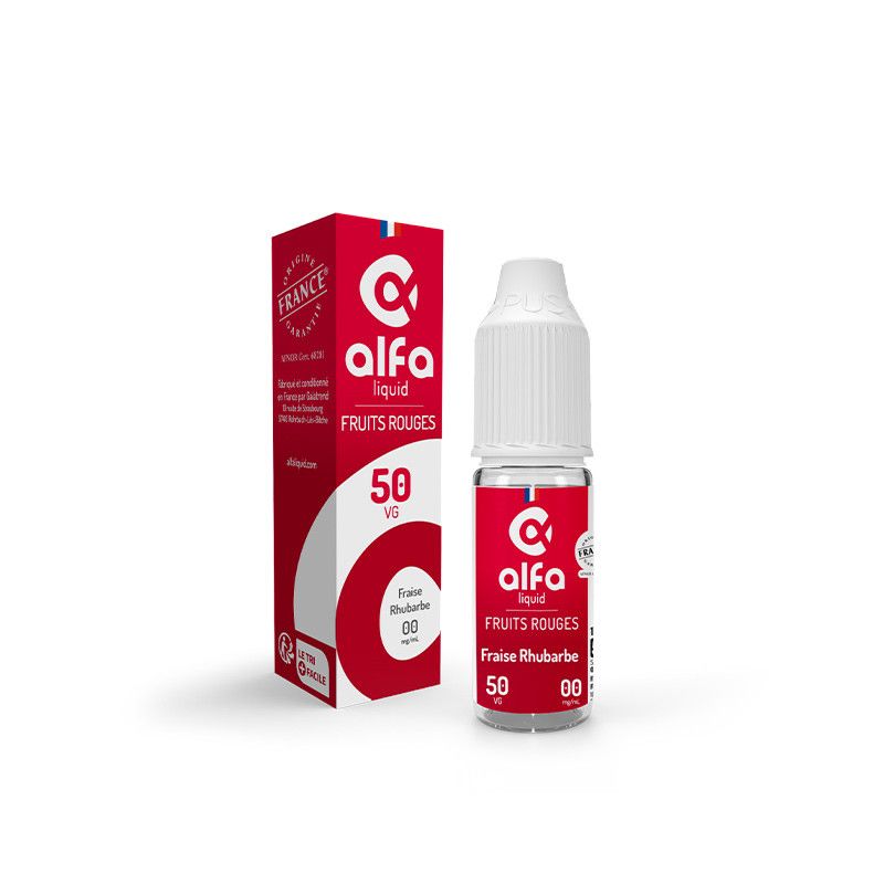 Fraise Rhubarbe 10ml par 5 - Alfaliquid Fraise Rhubarbe 10ml par 5 - Alfaliquid - Viking Vape