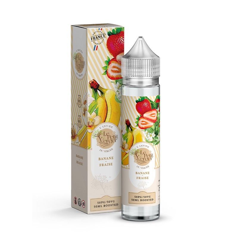 Banane Fraise 50ml - Le Petit Verger - Savourea - 0mg - Viking Vape