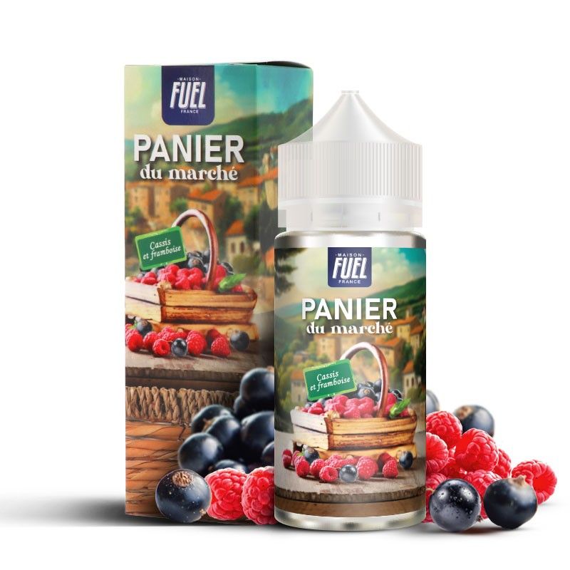 Cassis et Framboise 100ml - Panier du marché - 0mg Cassis et Framboise 100ml - Panier du marché - 0mg - Viking Vape